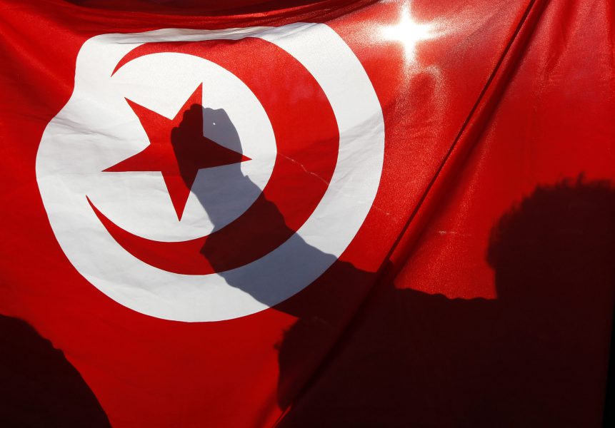Photo drapeau tunisien